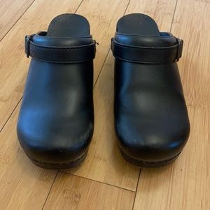 Dansko black clogs